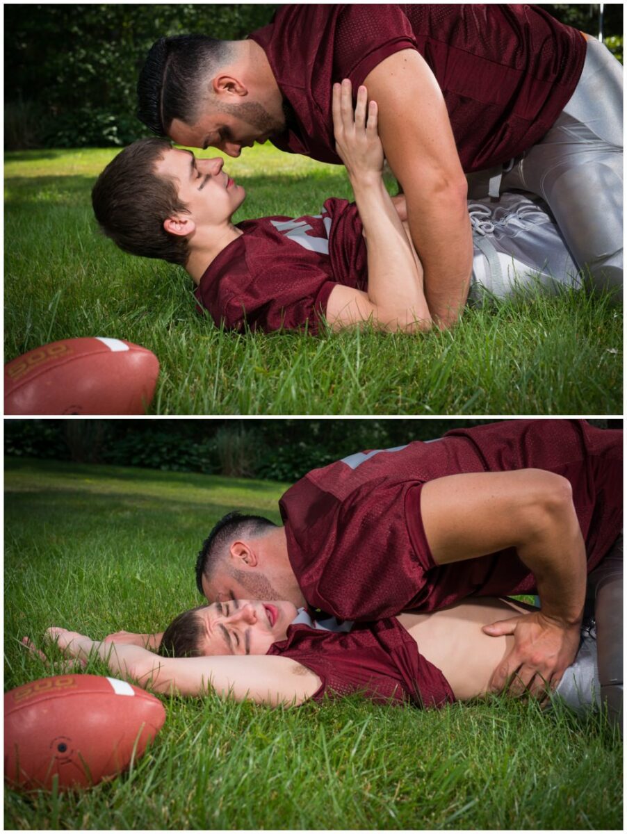 Sexy football players fucking, football kit sex, jocks kissing, Kory Houston and Andrew Fitch fuck, Icon Male xxx free gay porn videos and pics.9