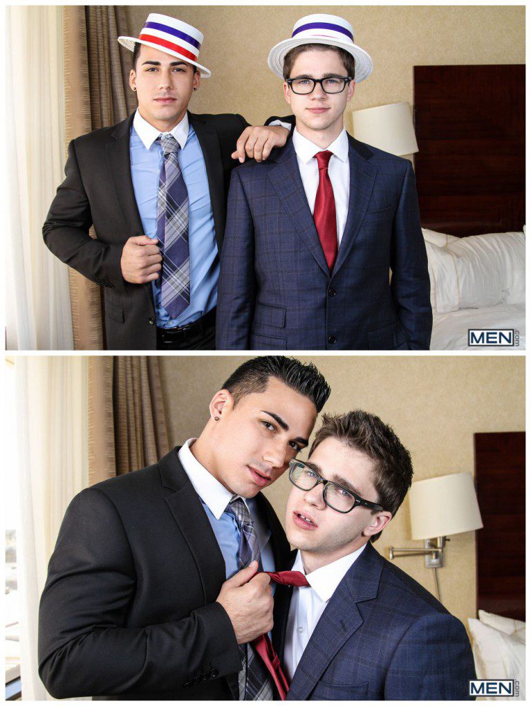 Gay suit and ties