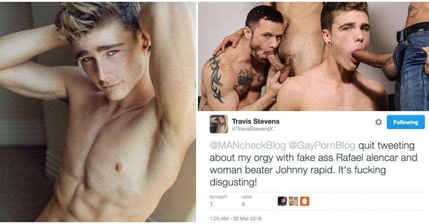 Twink Pornstar Travis Stevens Goes On Twitter Rant About Gay Studios Twink Pornstar Travis Stevens Goes On Twitter Rant About Gay Studios