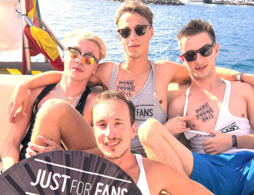 Hung Young Brit Bareback Boat Party Orgy
