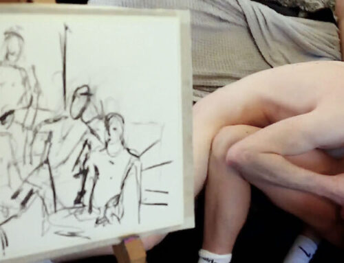 Hung Young Brit: Bareback Life-Drawing Orgy